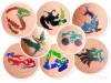 Csillámtetoválás FunkyGuyz szett (52 sablon, 6 csillámpor, 7 ml ragasztó, 2 ecset)
