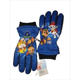 Mancs Őrjárat gyerek fiú ötujjas síkesztyű 5-6 év