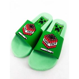 Minecraft gyerek fiú fürdőpapucs