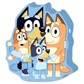 Bluey gyerek 3D-s forma párna 