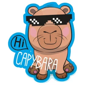 Capibara gyerek 3D-s forma párna