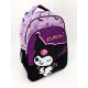 Kuromi gyerek kislány többrekeszes iskola táska 