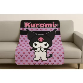 Kuromi gyerek kislány takaró 