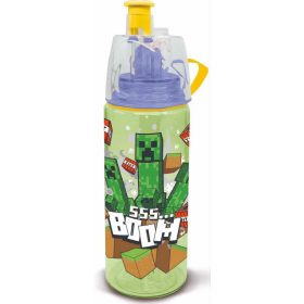 Minecraft gyerek sport kulacs párásító funkcióval 575ml