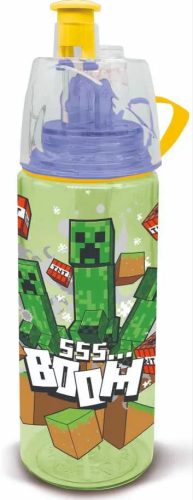 Minecraft gyerek sport kulacs párásító funkcióval 575ml 