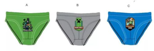 Minecraft gyerek fiú alsóruha 3db/box