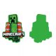Minecraft gyerek kisfiú 3D-s forma párna