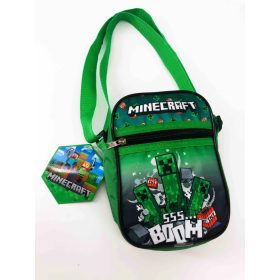 Minecraft gyerek fiú váll táska
