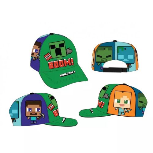 Minecraft gyerek fiú baseball sapka 54 cm