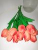 Szilikon tulipán 10 szál, alapszínek