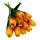 Szilikon tulipán - Sárga pirossal