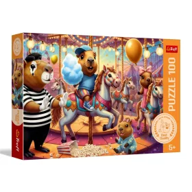 Trefl, 100 darabos puzzle, Kapibara vakáció